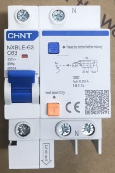 Aptomat chống rò RCBO loại NXBLE