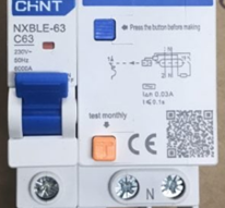Aptomat chống rò RCBO loại NXBLE