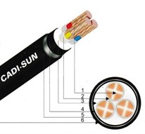 Cáp ngầm 3 ruột - DSTA 3x