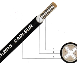 Cáp nhôm bọc cách điện XLPE, vỏ bọc PVC