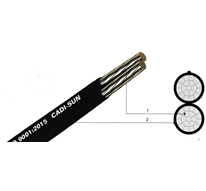 Cáp nhôm vặn xoắn bọc cách điện XLPE