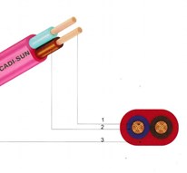 Dây đôi mềm dẹt Ôvan - VCTFK 2x